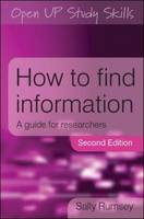 How to Find Information: a Guide for Researchers (PDF eBook)