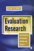 Evaluation Research: An Introduction to Principles, Methods and Practice (PDF eBook)