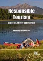 Responsible Tourism: Concepts, Theory and Practice